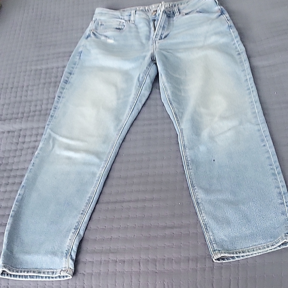 American Eagle Outfitters Men's Light Blue Straight Jeans